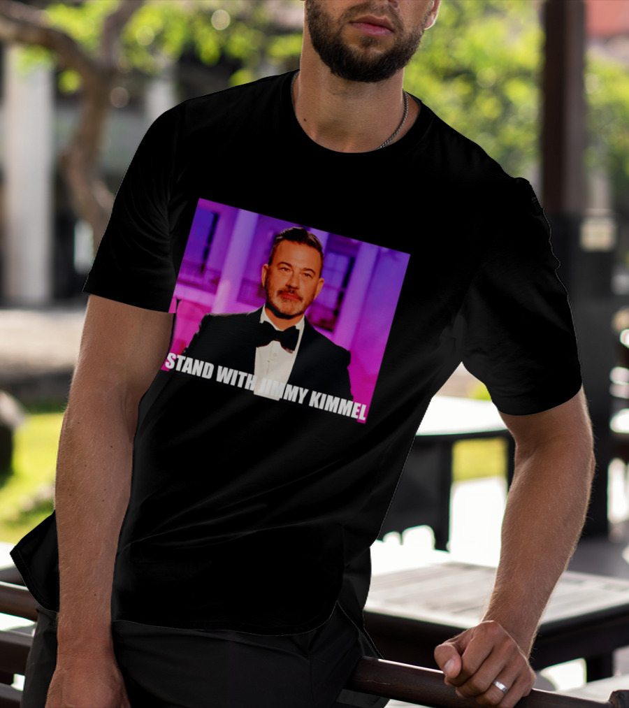 I Stand With Jimmy Kimmel Against Melania Trump T-Shirt