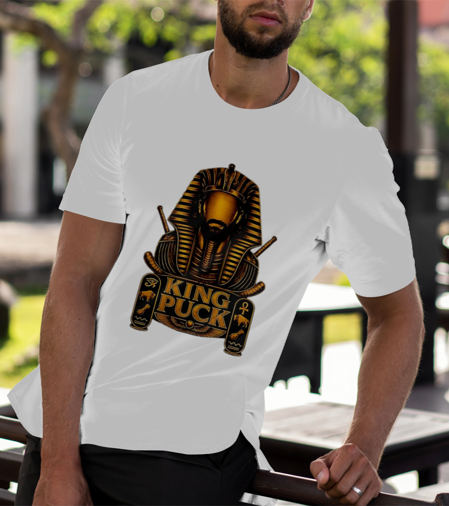 King Puck Pharaoh Buffalo Sabres Egyptian Hockey T-Shirt