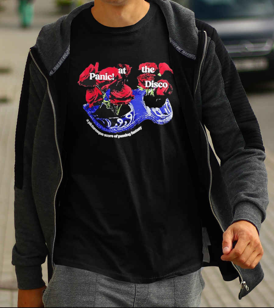Panic At The Disco Rose Mask Passing Fantasy T-Shirt