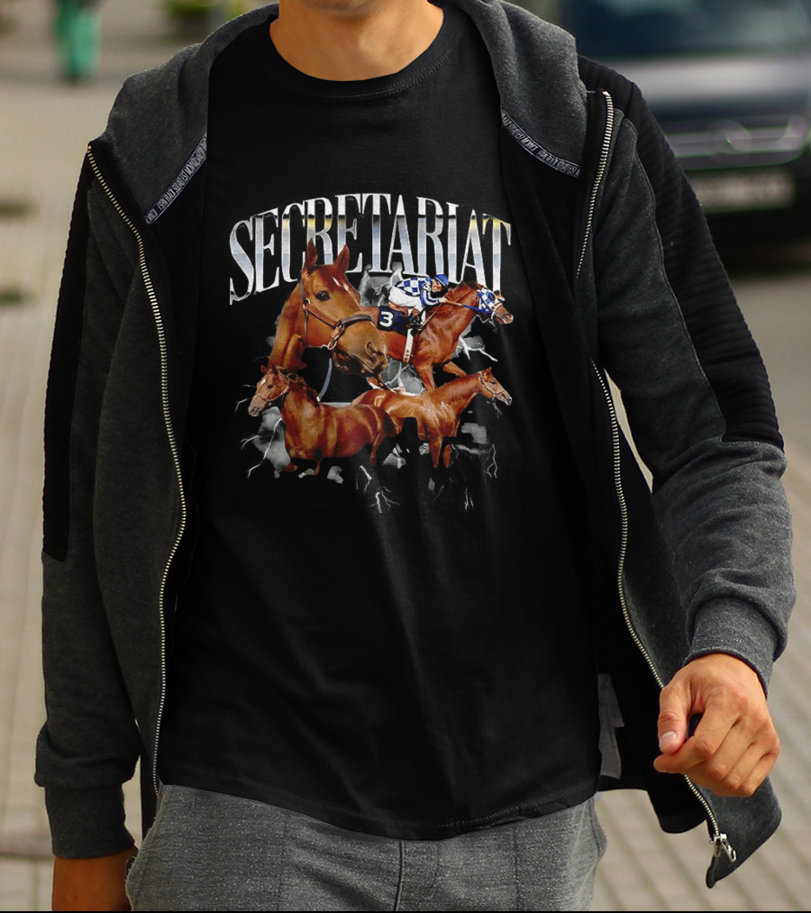 Secretariat Kentucky Derby Champion Horse Racing Legend T-Shirt
