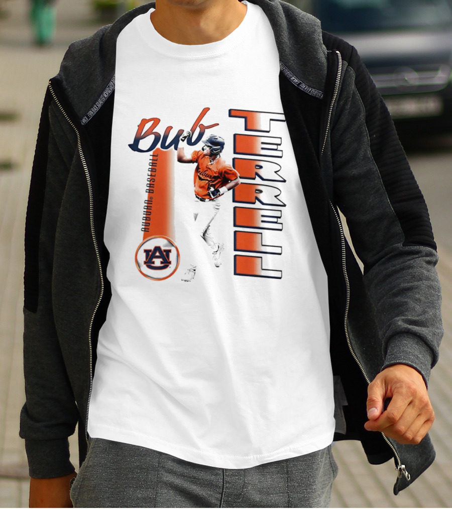 Bub Terrell Auburn Baseball Player Auburn Tigers T-Shirt