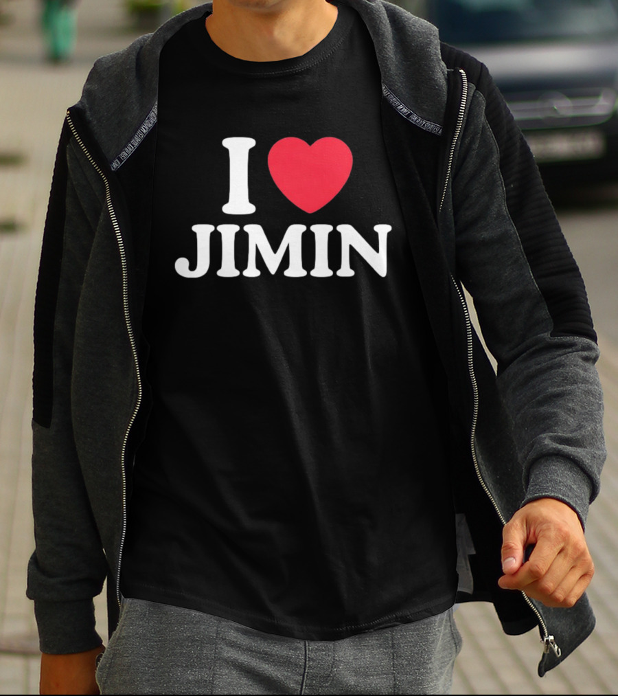 I Love Jimin BTS KPop Lover Fan T-Shirt