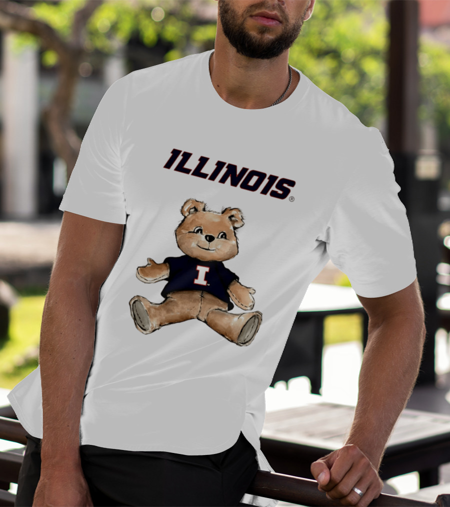 Illinois Fighting Illini Teddy Bear With I T-Shirt