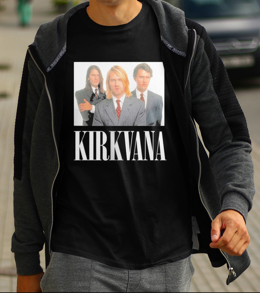 Kirkvana Grunge Band Members In Suits T-Shirt