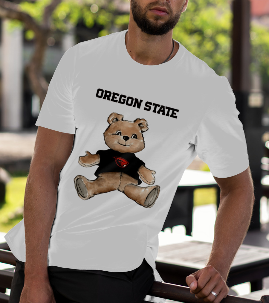 Oregon State Beavers Teddy Bear With Team T-Shirt