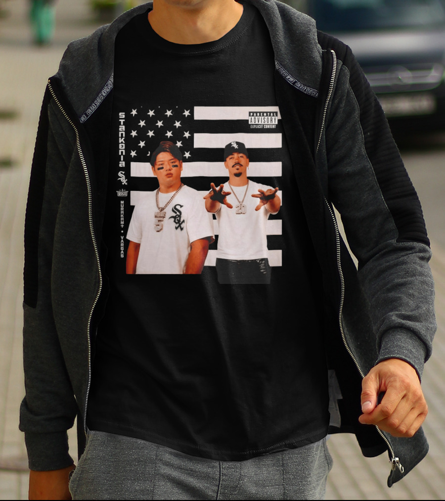 Murakami Munetaka Miguel Vargas Chicago White Sox Baseball American Flag Advisory 5 20 T-Shirt
