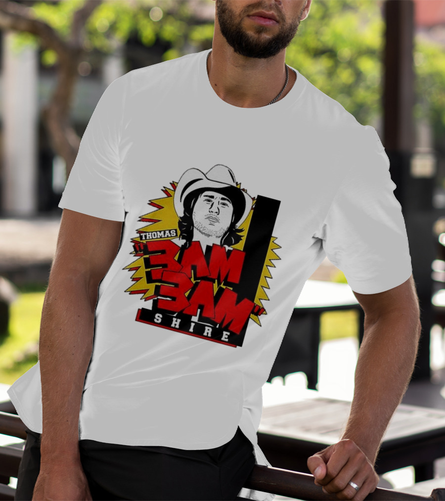 Thomas Shire 3AM 3AM Cowboy Hat Portrait Burst T-Shirt