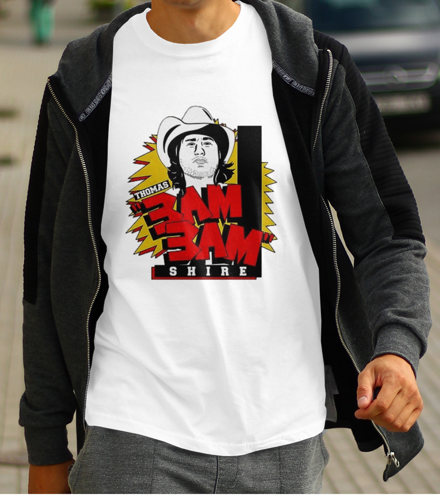 Thomas Shire 3AM 3AM Cowboy Hat Portrait Burst T-Shirt