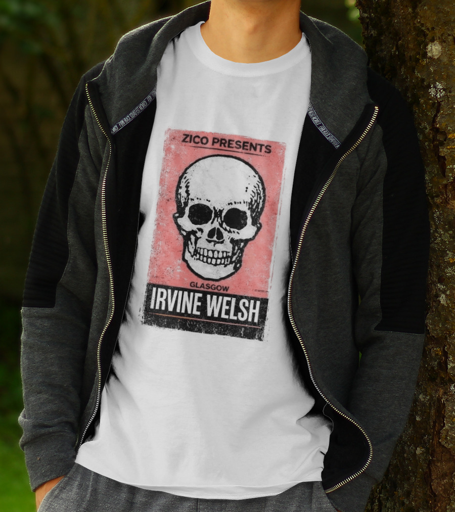 Zico Presents Irvine Welsh Glasgow Skull Red T-Shirt