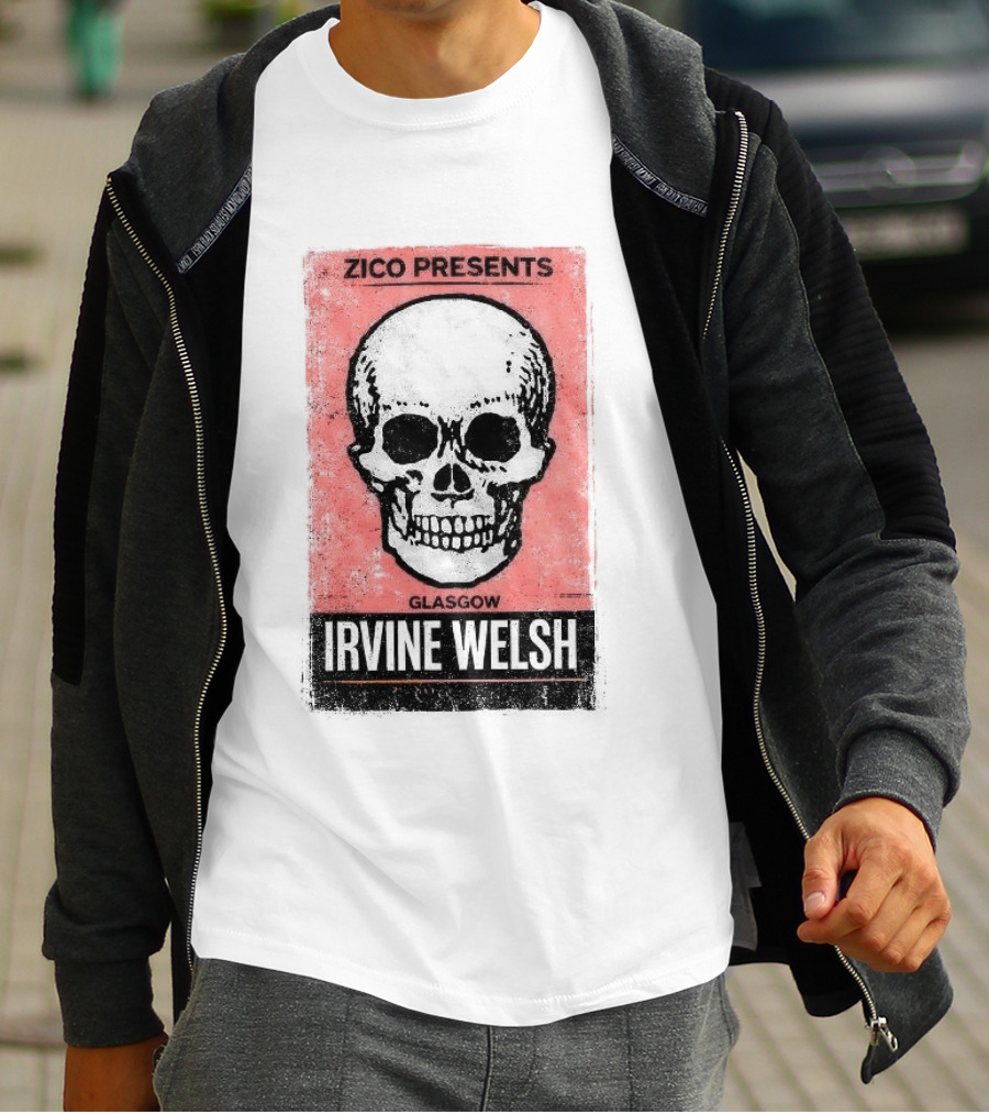 Zico Presents Irvine Welsh Glasgow Skull Red T-Shirt