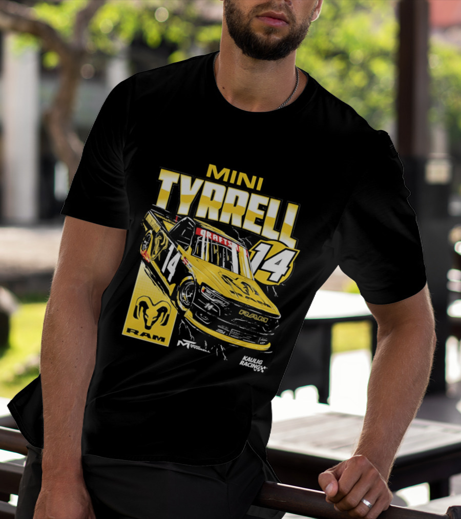 Mini Tyrell Kaulig Racing Ram NASCAR Craftsman 14 Car T-Shirt