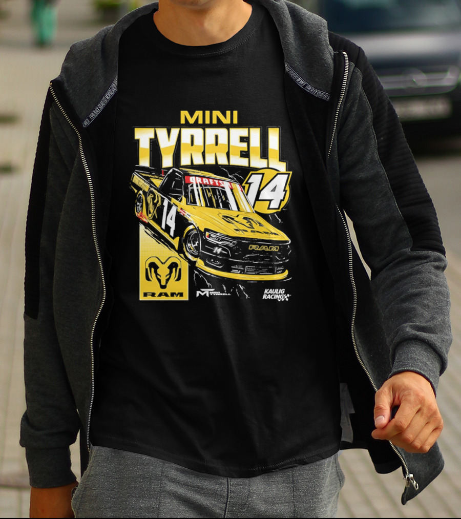Mini Tyrell Kaulig Racing Ram NASCAR Craftsman 14 Car T-Shirt