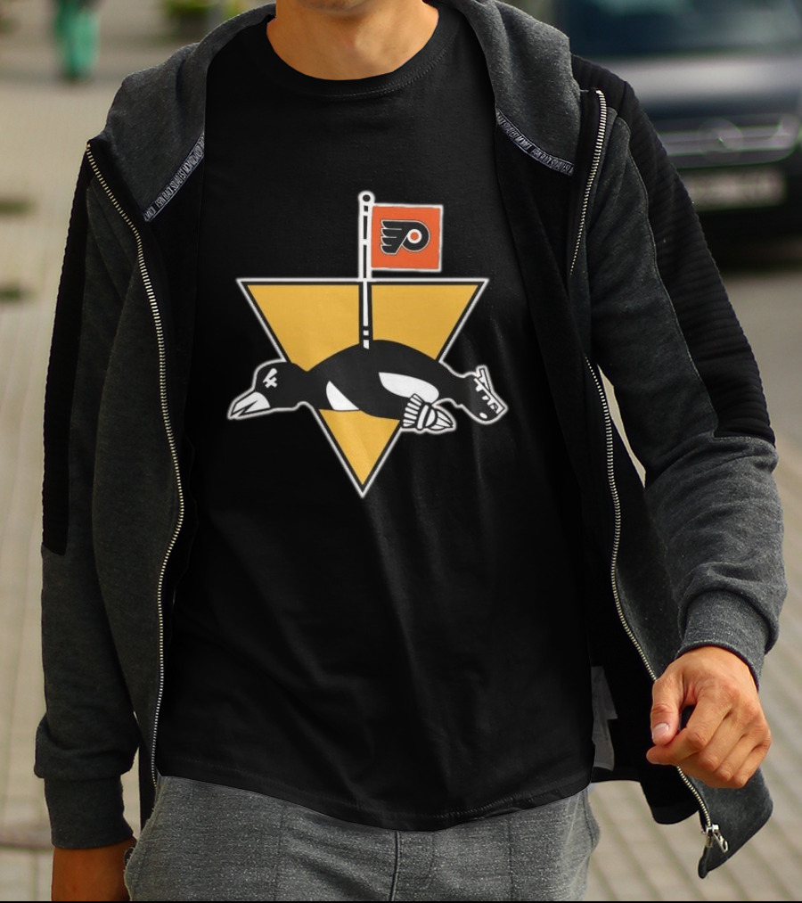 Philadelphia Beat 2026 Flyers Vs Penguins Rivalry T-Shirt