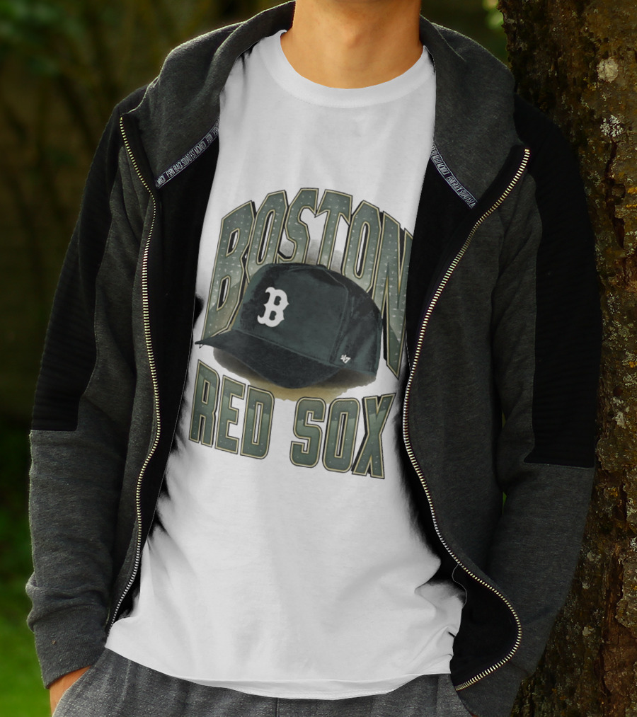 Boston Red Sox B Hat 47 Brand City Connect Dune Tubular T-Shirt