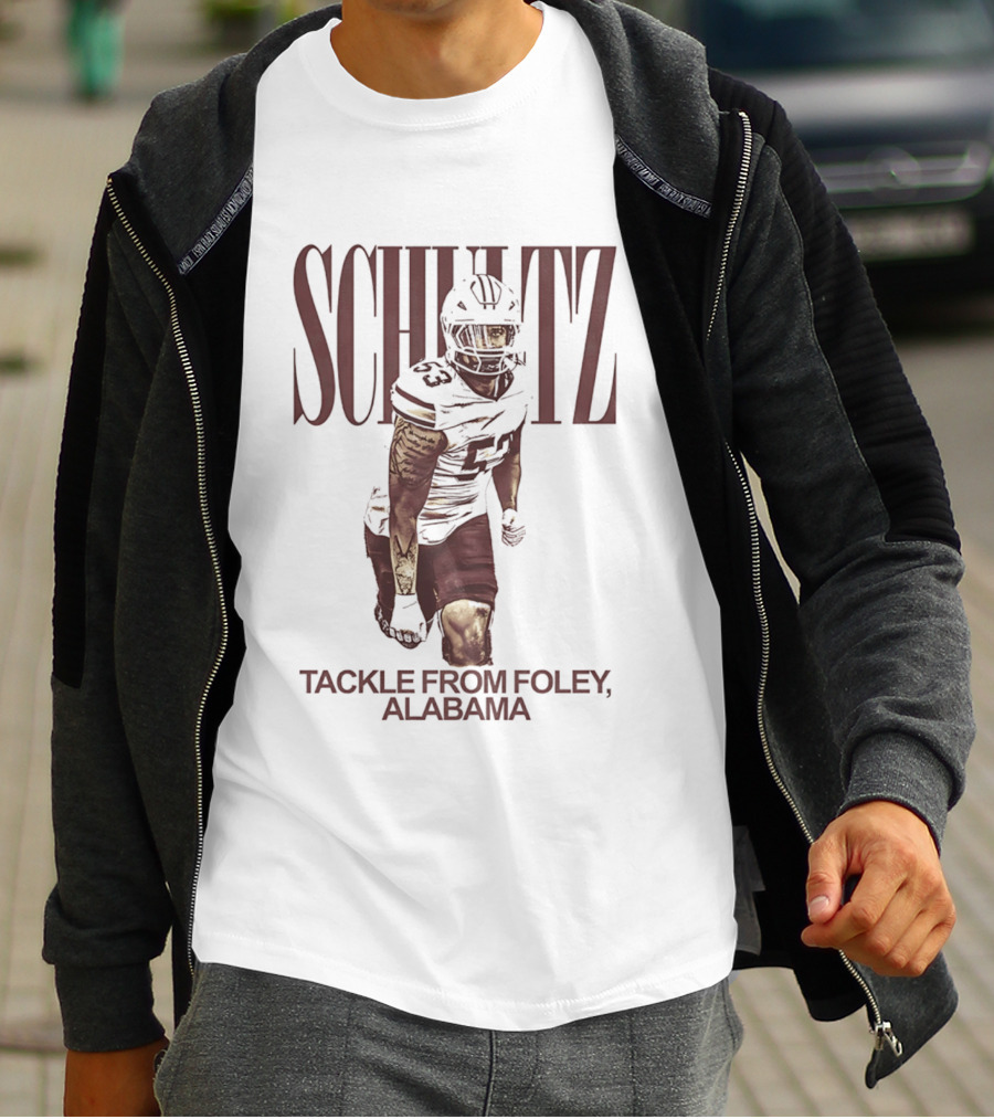 SCHULTZ Tackle From Foley Alabama T-Shirt