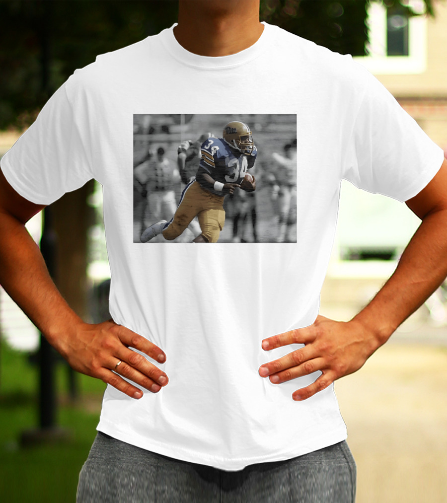 Craig Ironhead 34 Pittsburgh Panthers Football Legend T-Shirt