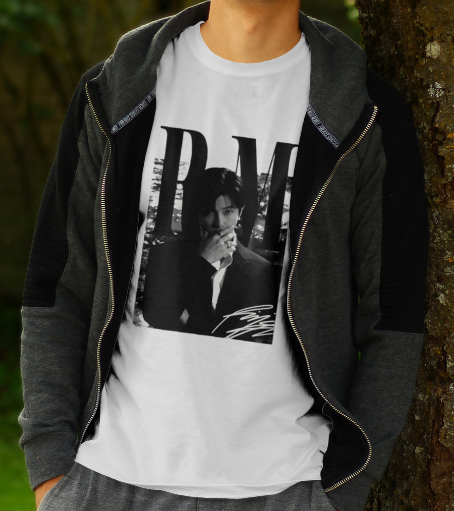 RM Namjoon BTS Arirang World Tour 2026 Signature Black And White T-Shirt