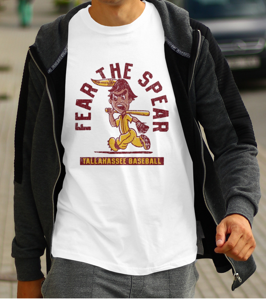 Florida State Seminoles Fear The Spear Tallahassee Baseball T-Shirt
