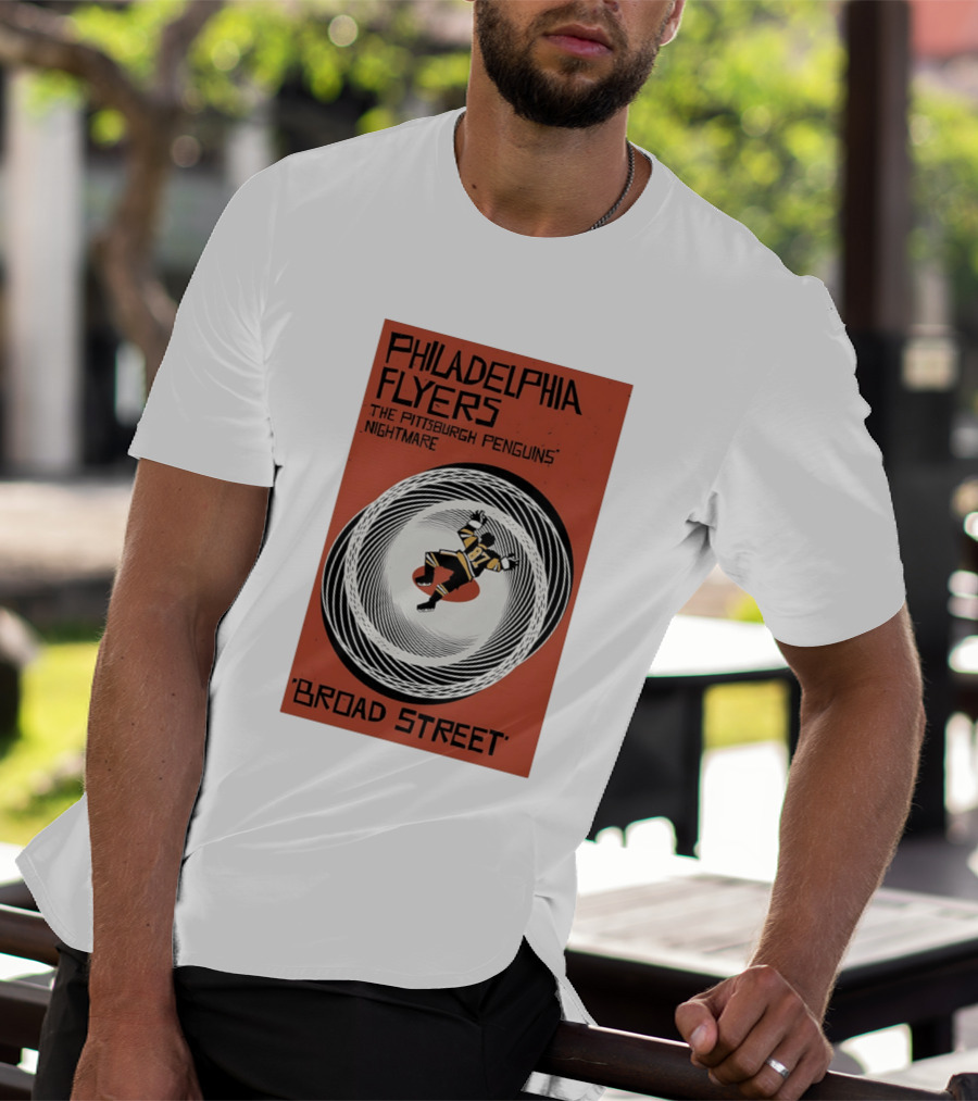 Philadelphia Flyers Broad Street Rivalry The Pittsburgh Penguins Nightmare T-Shirt