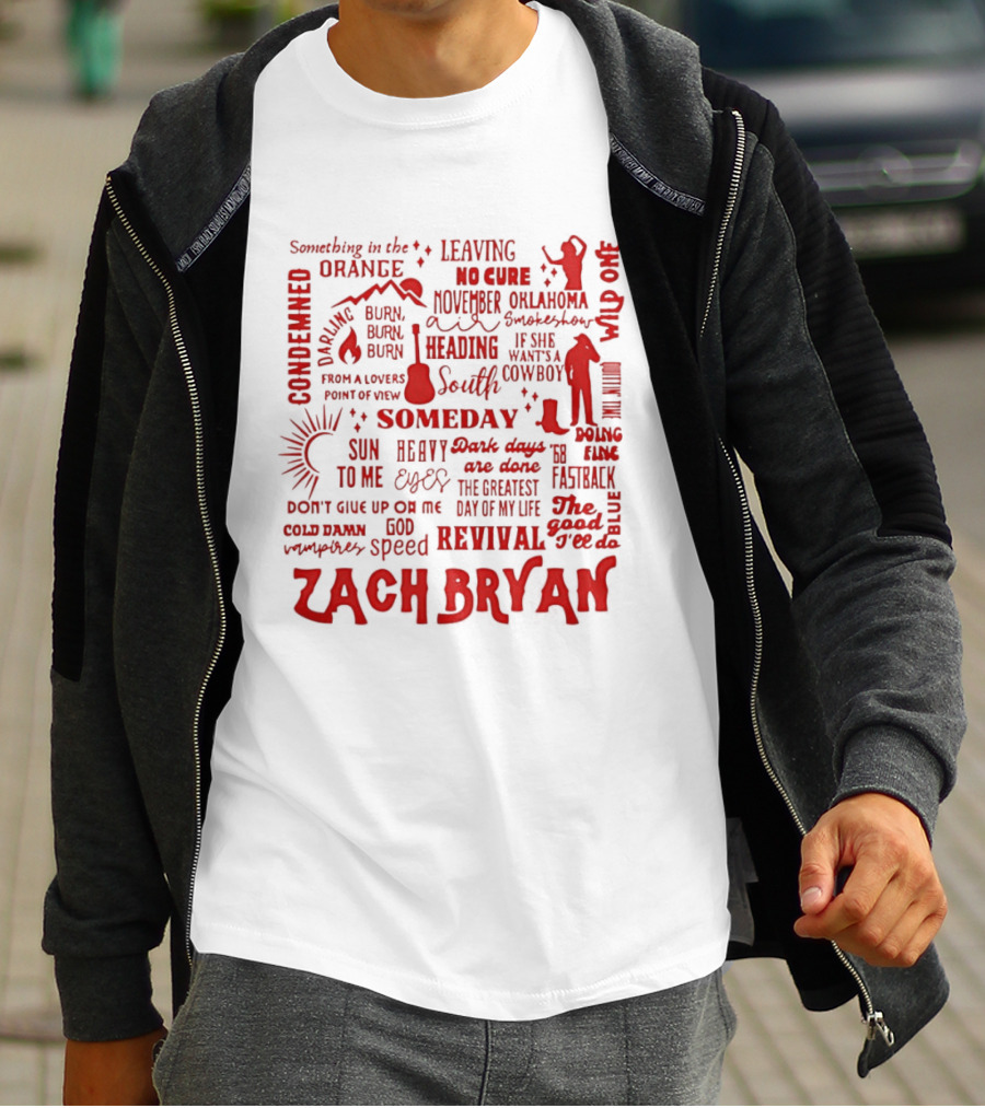 Zach Bryan Louisville Cardinals Heaven Tour 2026 Someday The Good I'll Do Revival Festive Cowboy Spirit T-Shirt
