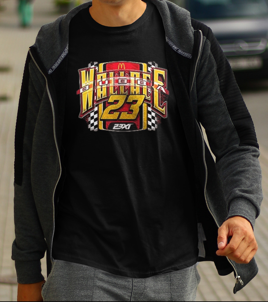 23XI Bubba Wallace McDonald's Racing 23 T-Shirt