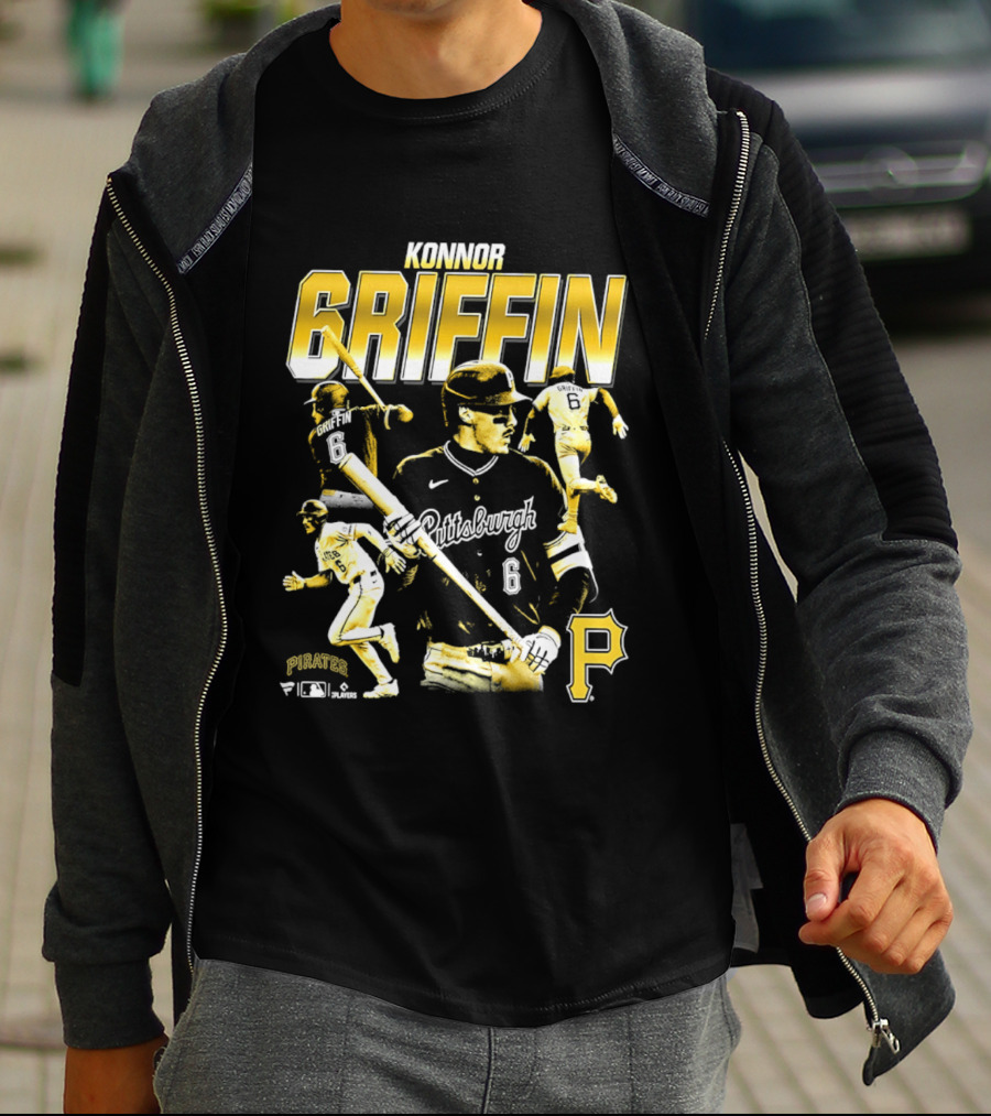 Pittsburgh Konnor Griffin 2026 Player Collage With Pirates T-Shirt
