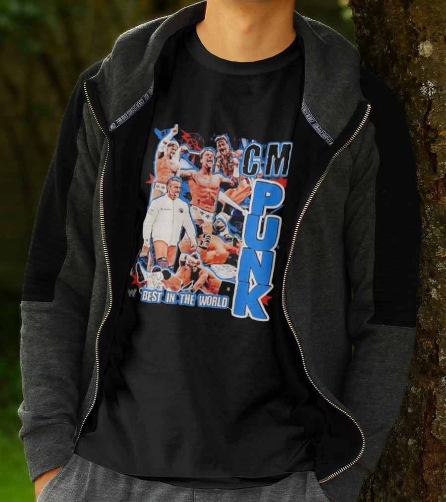 CM Punk Best In The World Pro Wrestling Collage CM Punk T-Shirt
