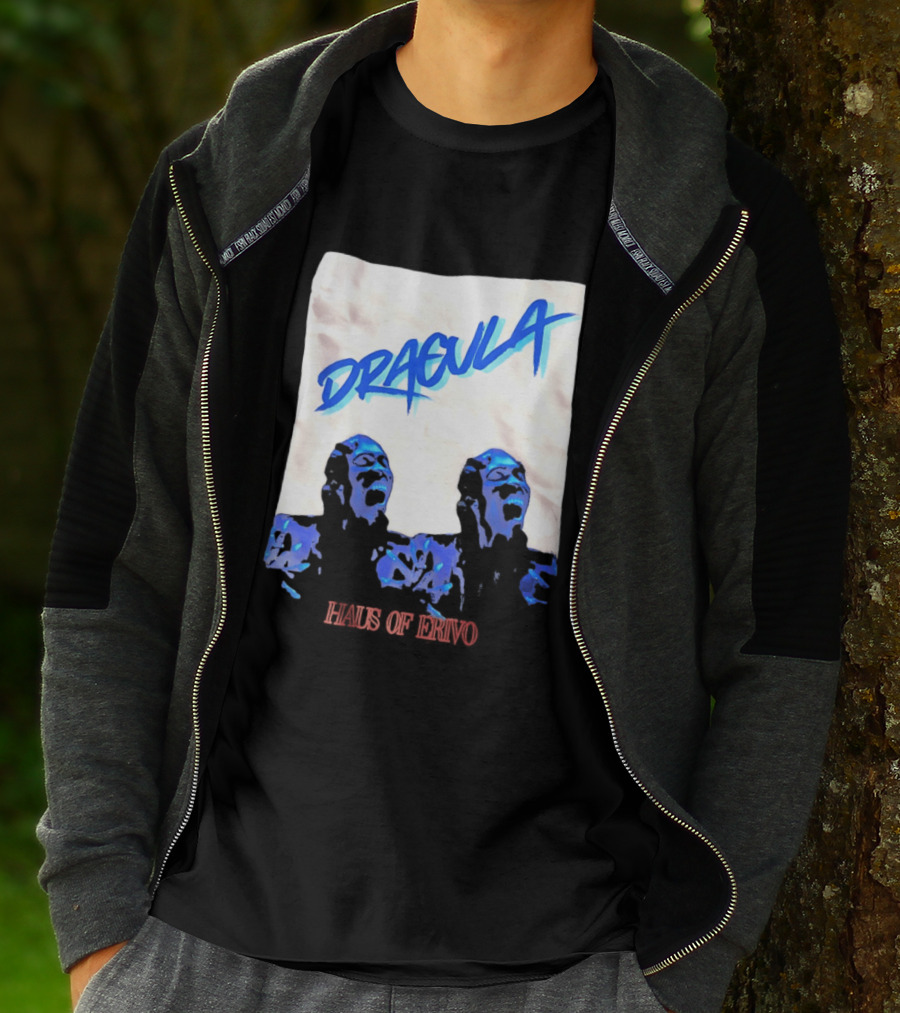 Cynthia Erivo Dracula Haus Of Erivo Blue Artistic T-Shirt