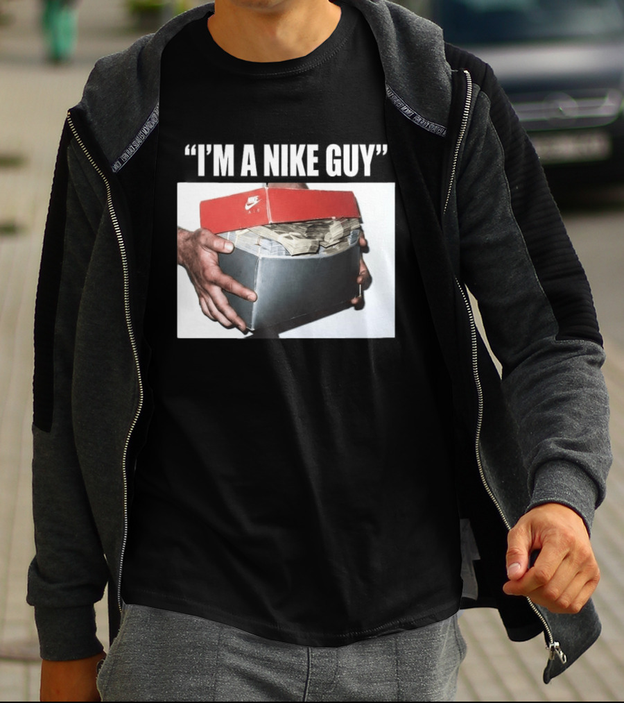 LeBron James Nike Air Cash Sneaker Box T-Shirt