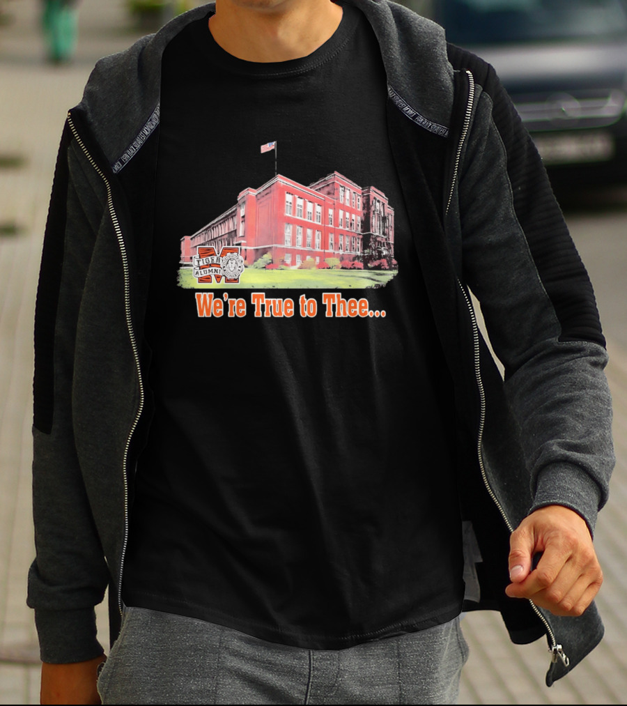 Massillon Washington High School Tiger Alumni We're True To Thee T-Shirt