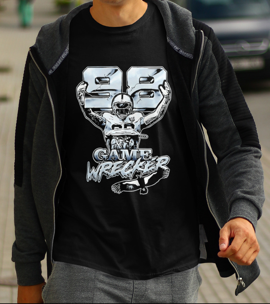 Maxx Crosby 98 Game Wrecker Las Vegas Raiders T-Shirt