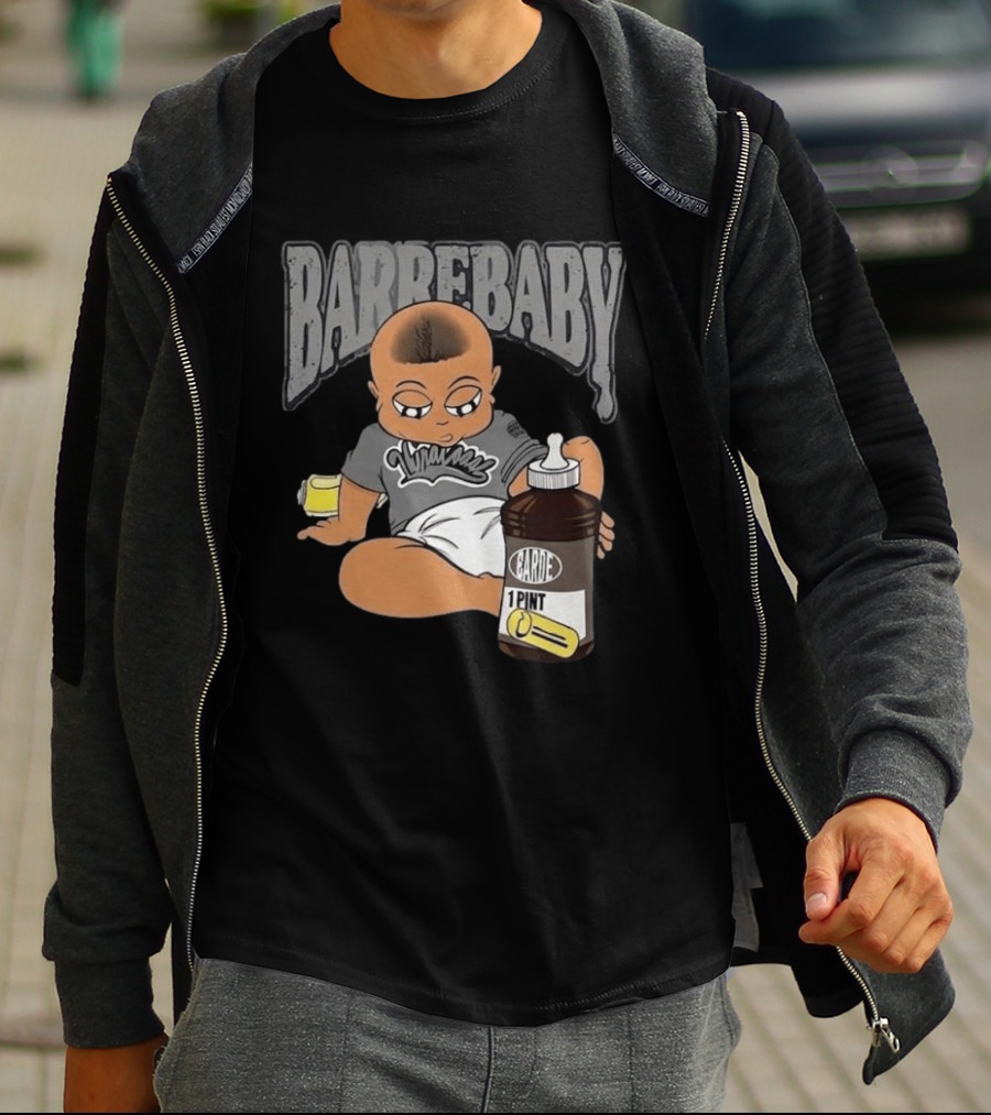 Barrebaby Lil Wayne Syrup 1 Pint Vintage Baby Cartoon T-Shirt