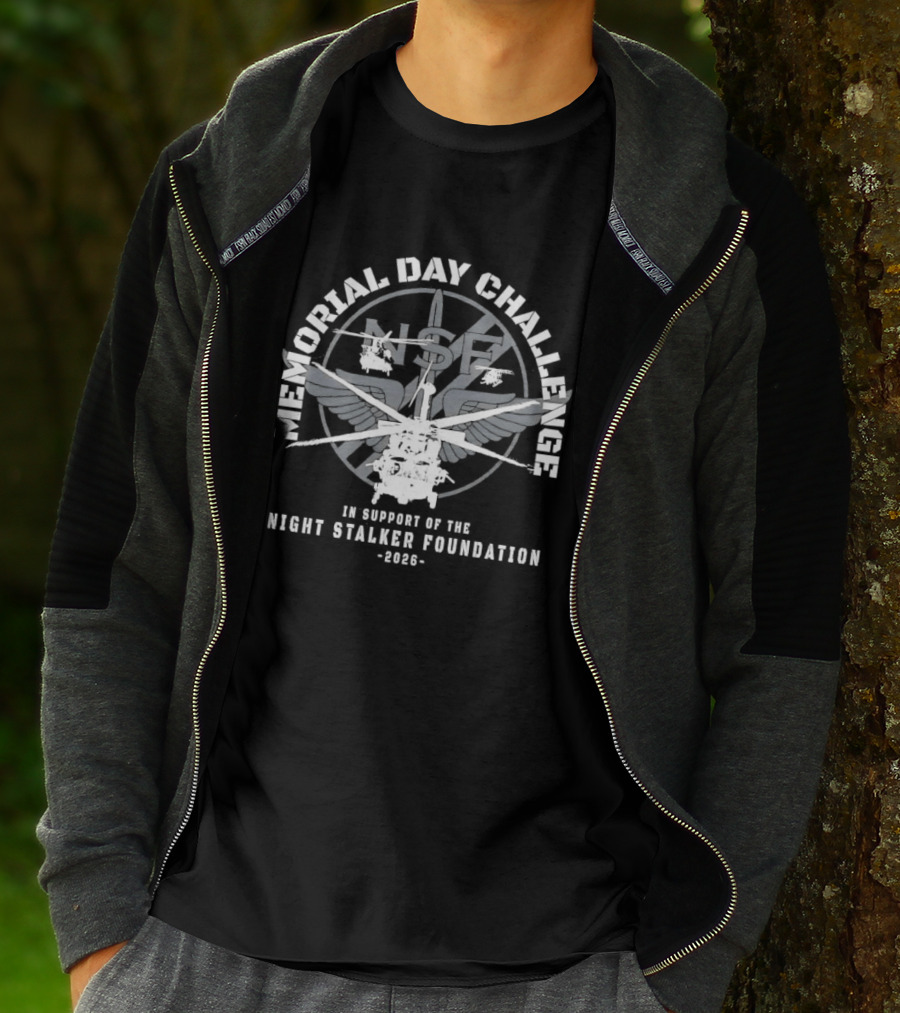 Memorial Day Challenge Support Night Stalker Foundation 2026 T-Shirt