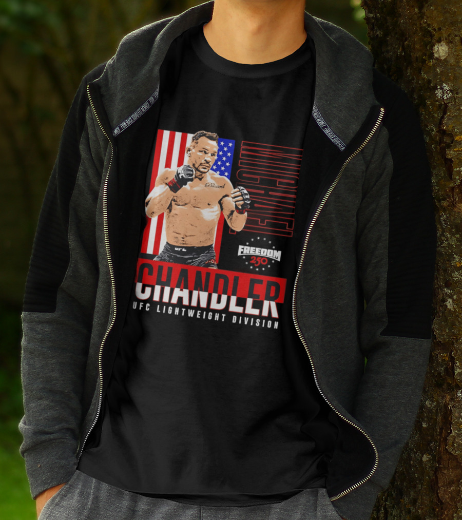 Michael Chandler UFC 250 Blessed American Flag T-Shirt