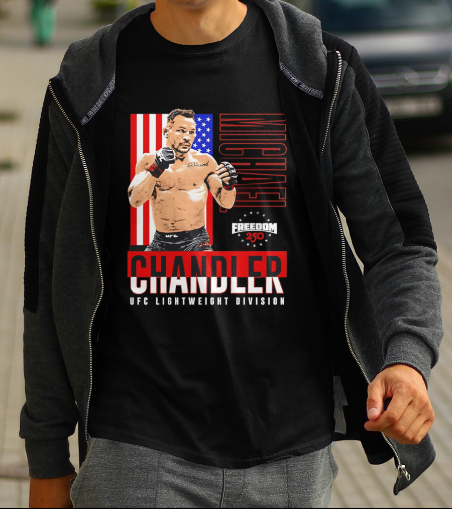 Michael Chandler UFC 250 Blessed American Flag T-Shirt