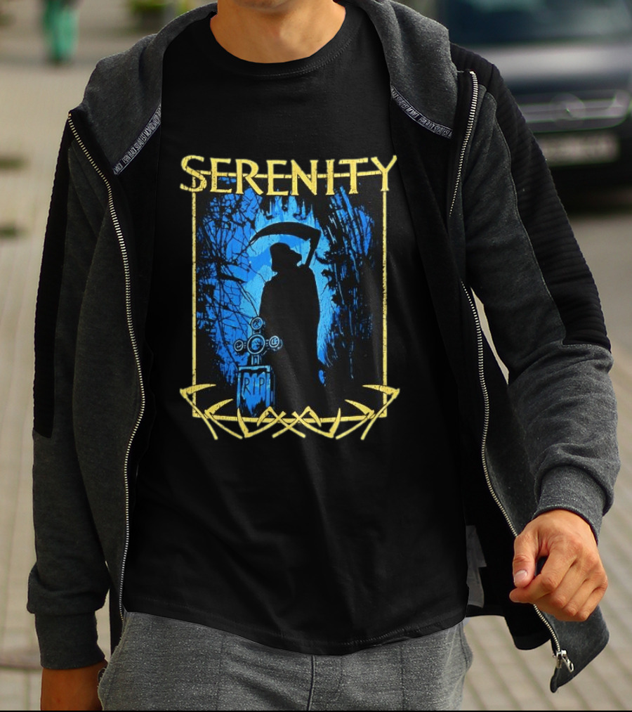 Serenity Grave Robber Reaper RIP Warren Lotas T-Shirt