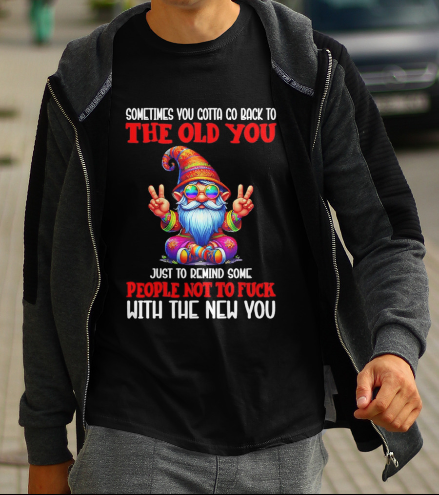 Sometimes You Gotta Go Back To The Old You Just To Remind Some People Not To Fuck With The New You T-Shirt
