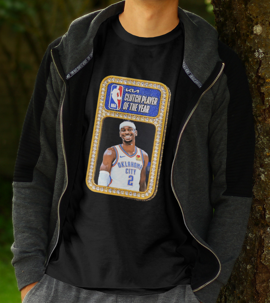 Shai Gilgeous Alexander Oklahoma City KIA NBA Clutch Player Of The Year T-Shirt
