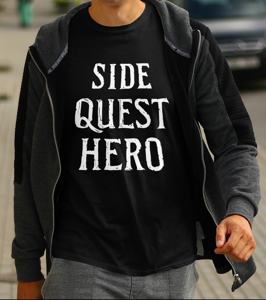 Side Quest Hero Gaming Adventure T-Shirt