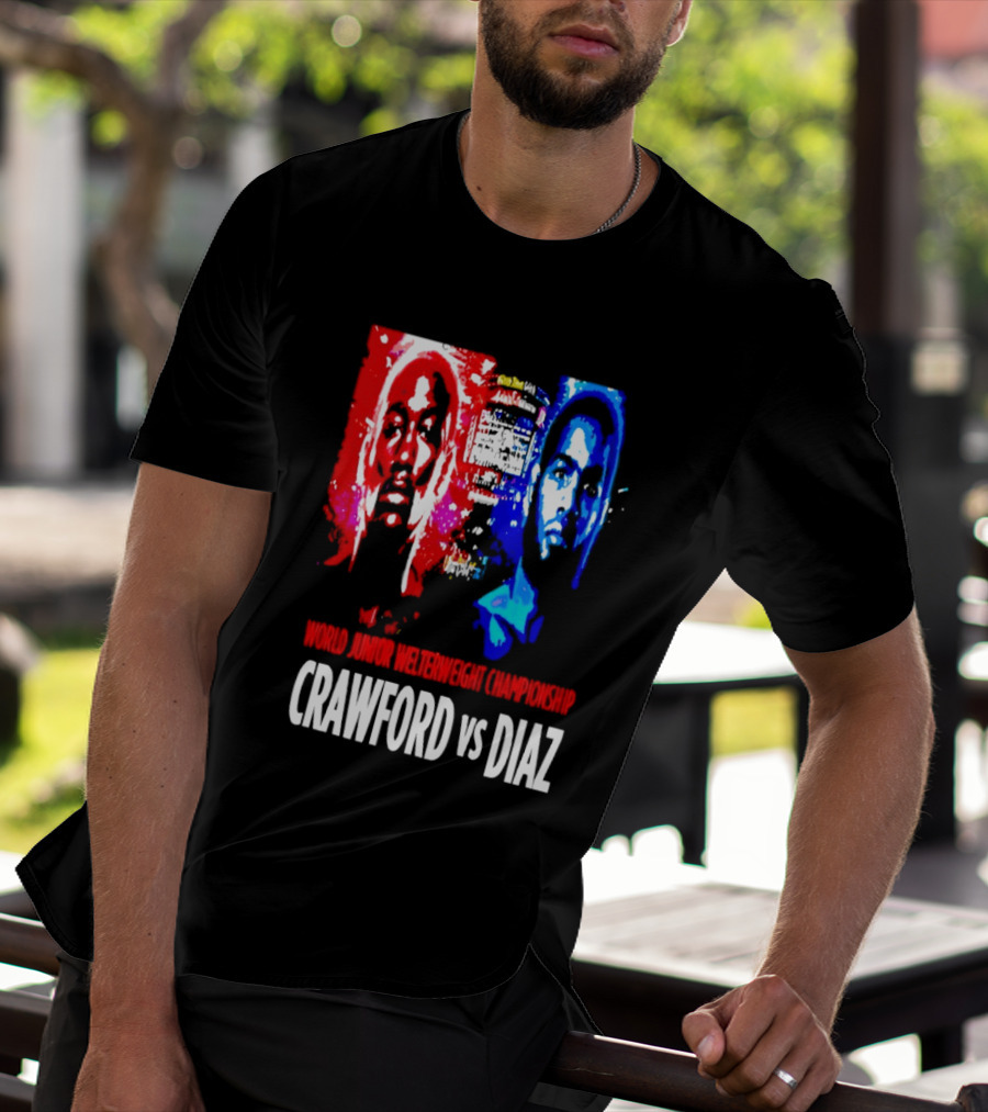 Crawford Vs Diaz World Junior Welterweight Championship Boxing T-Shirt