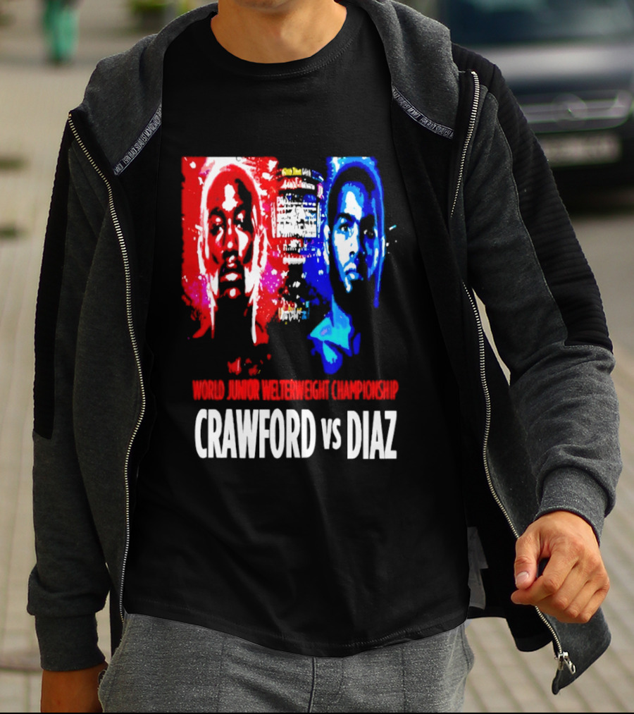 Crawford Vs Diaz World Junior Welterweight Championship Boxing T-Shirt