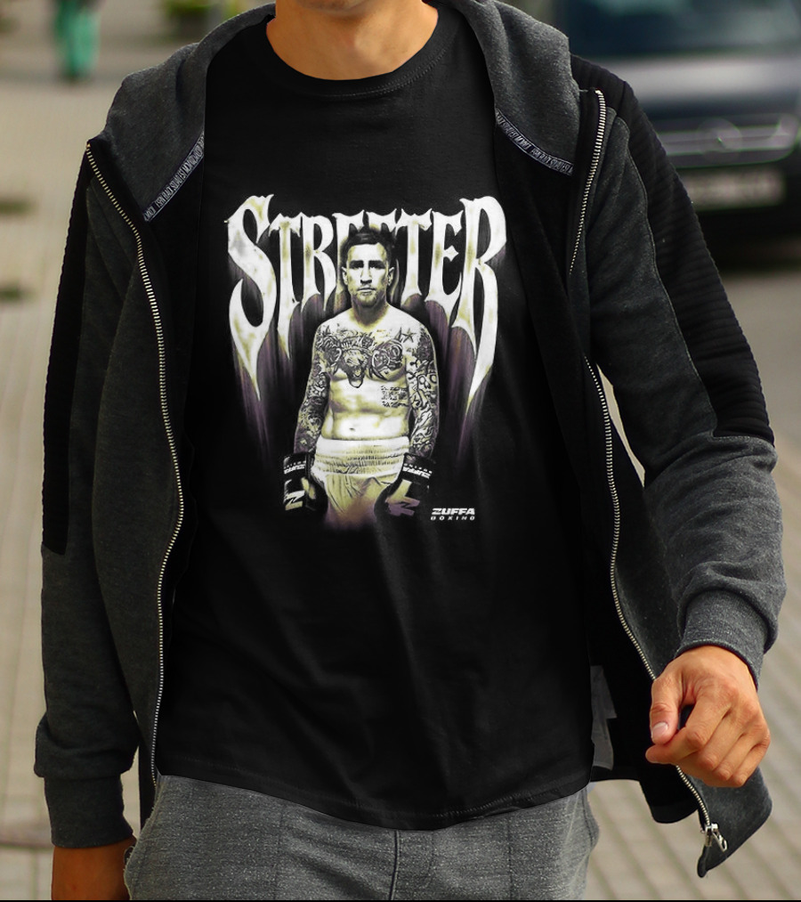 Casey Streeter Zuffa Boxing Fighter Pose Name T-Shirt