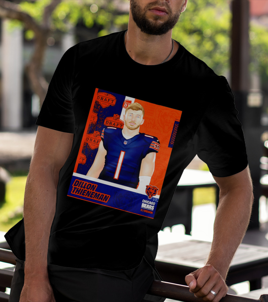 NFL 2026 Draft Chicago Bears Dillon Thieneman Oregon T-Shirt