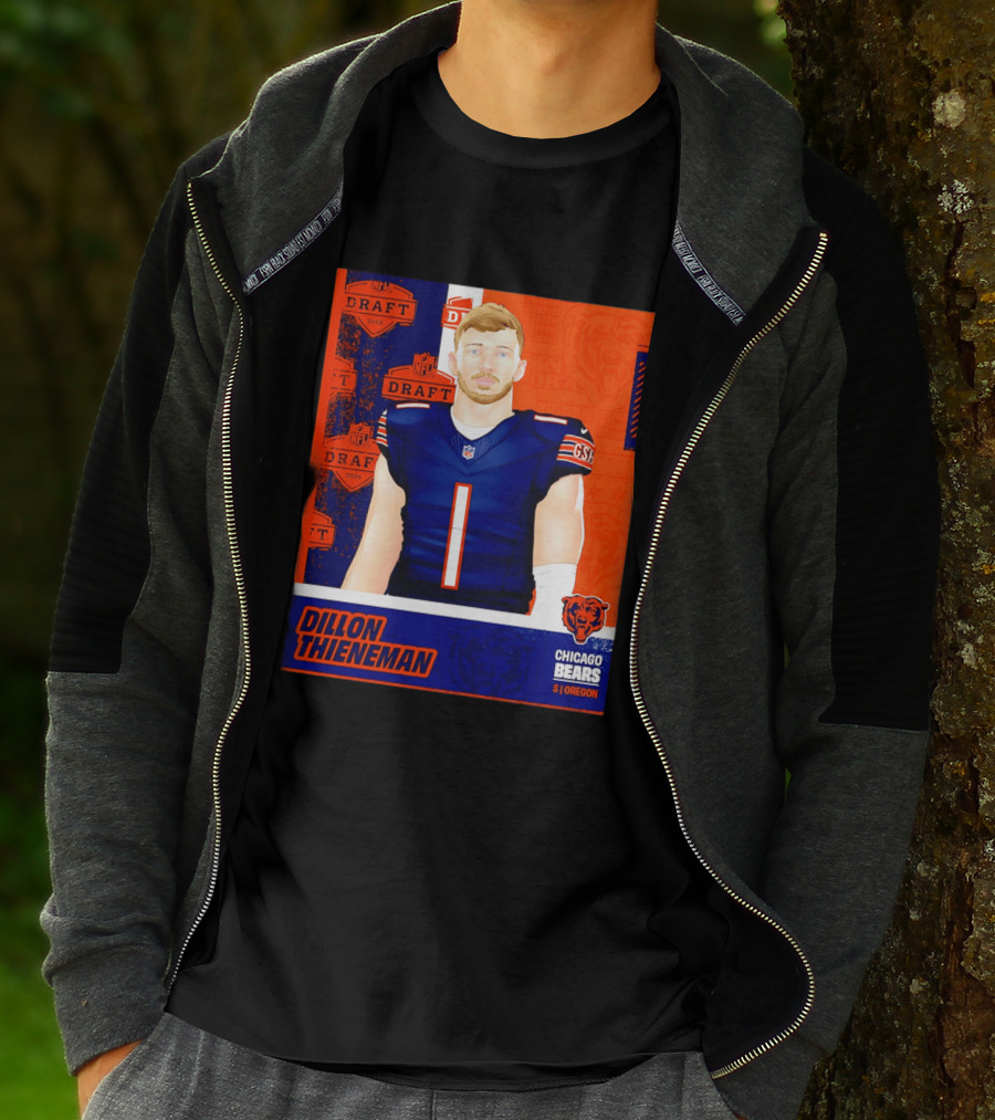 NFL 2026 Draft Chicago Bears Dillon Thieneman Oregon T-Shirt