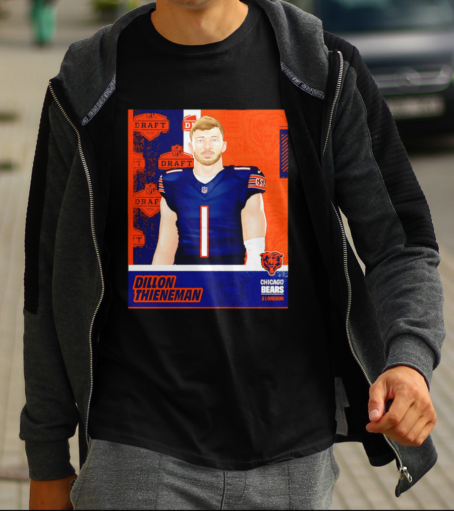 NFL 2026 Draft Chicago Bears Dillon Thieneman Oregon T-Shirt