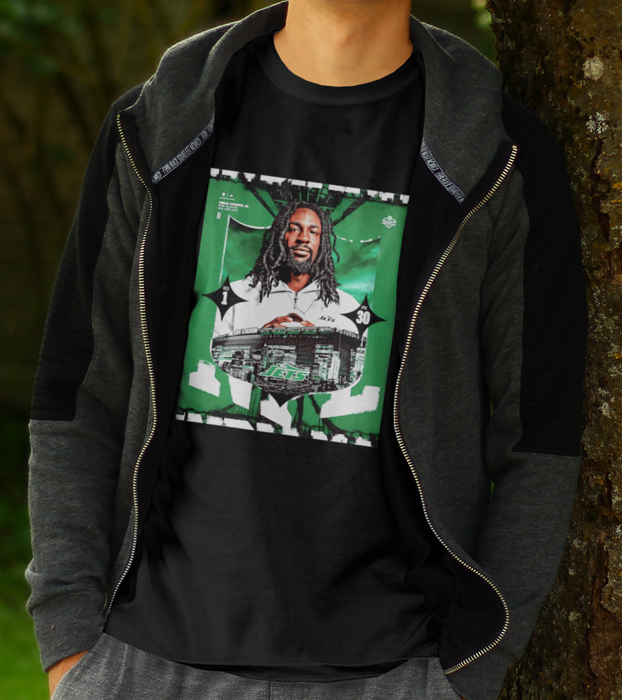 Omar Cooper Jr. Wide Receiver New York Jets 2026 Draft Pick 1 MetLife Stadium T-Shirt