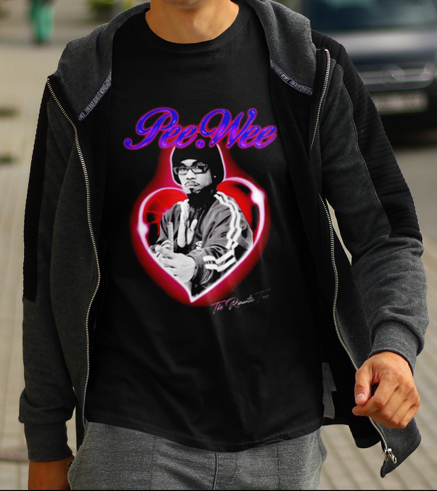 Pee Wee Heart Tour 2026 Anderson Paak Live Performance T-Shirt