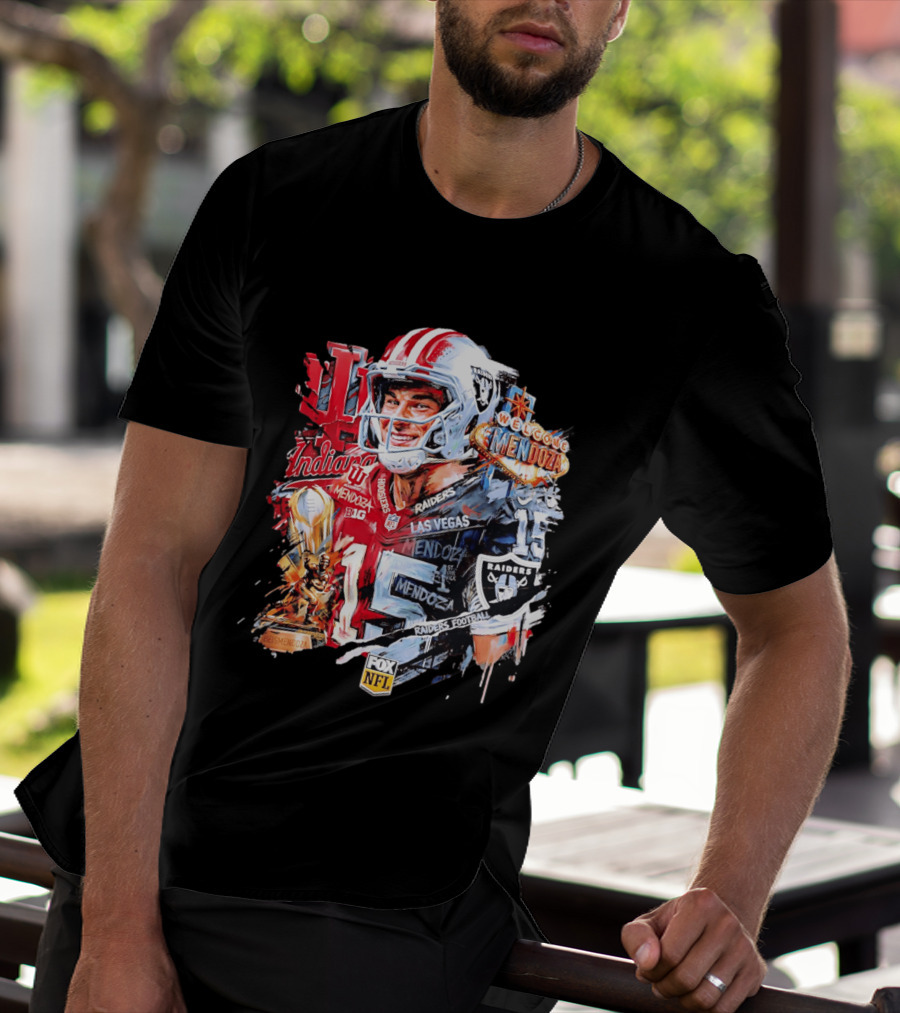 Las Vegas Raiders Welcome Fernando Mendoza Indiana Hoosiers NFL Raiders Football T-Shirt