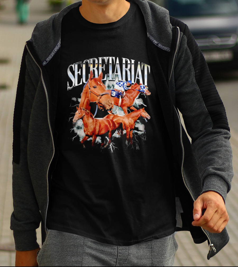 SECRETARIAT Horse Racing Legend Triple Crown Winner T-Shirt