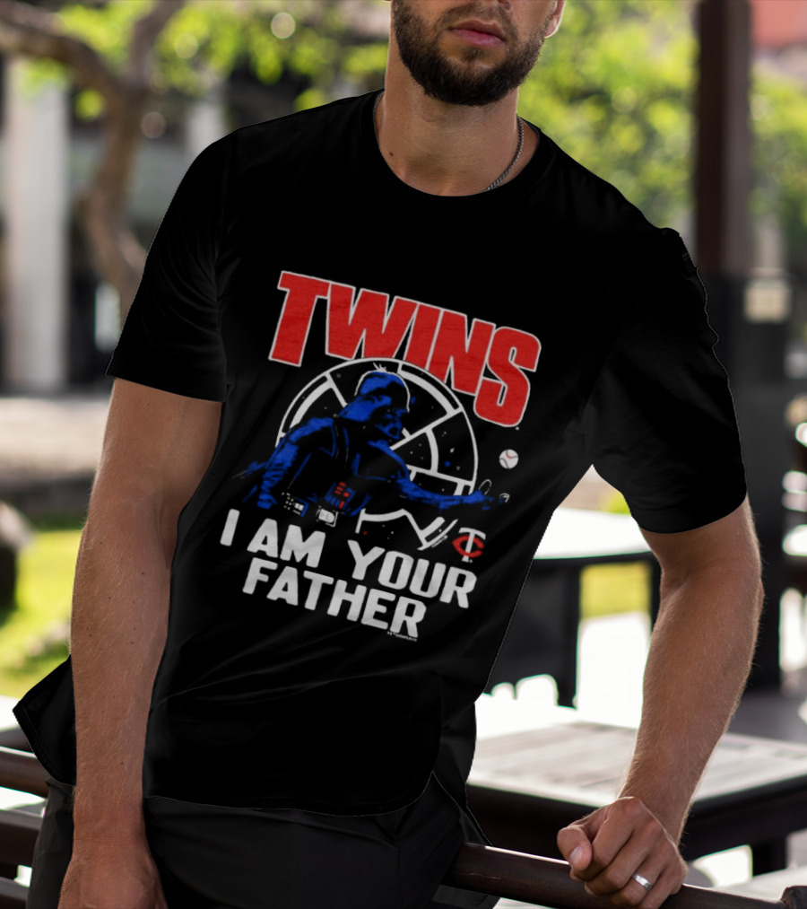 Star Wars Twins I Am Your Father Baseball T-Shirt